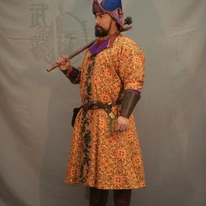 Hu people round-collar robe print round-collar robe hu people attire hu round collar Great Tang round-collar robe