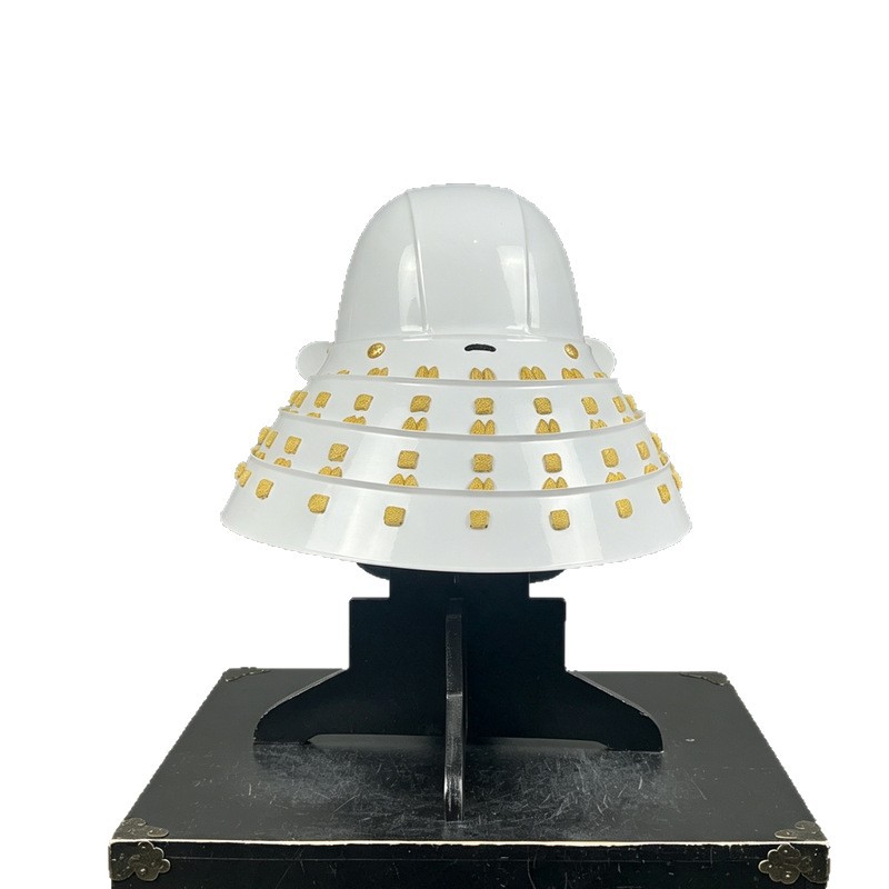 Japanese-style Warring States Samurai Helmet Replica Display Piece with Wooden Box - Image 5