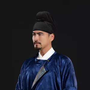 Restored Tang Futou / Jinzi / Zheshangjin Cap, Tang Hanfu Round-Collar Robe Headwear Accessory