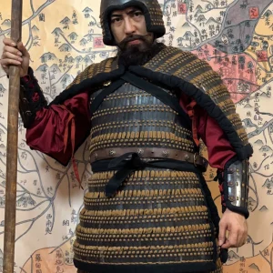 Sixteen Kingdoms armor Wei-Jin cataphract cavalry armor Northern & Southern Dynasties armor Ran Min battle armor Xianbei