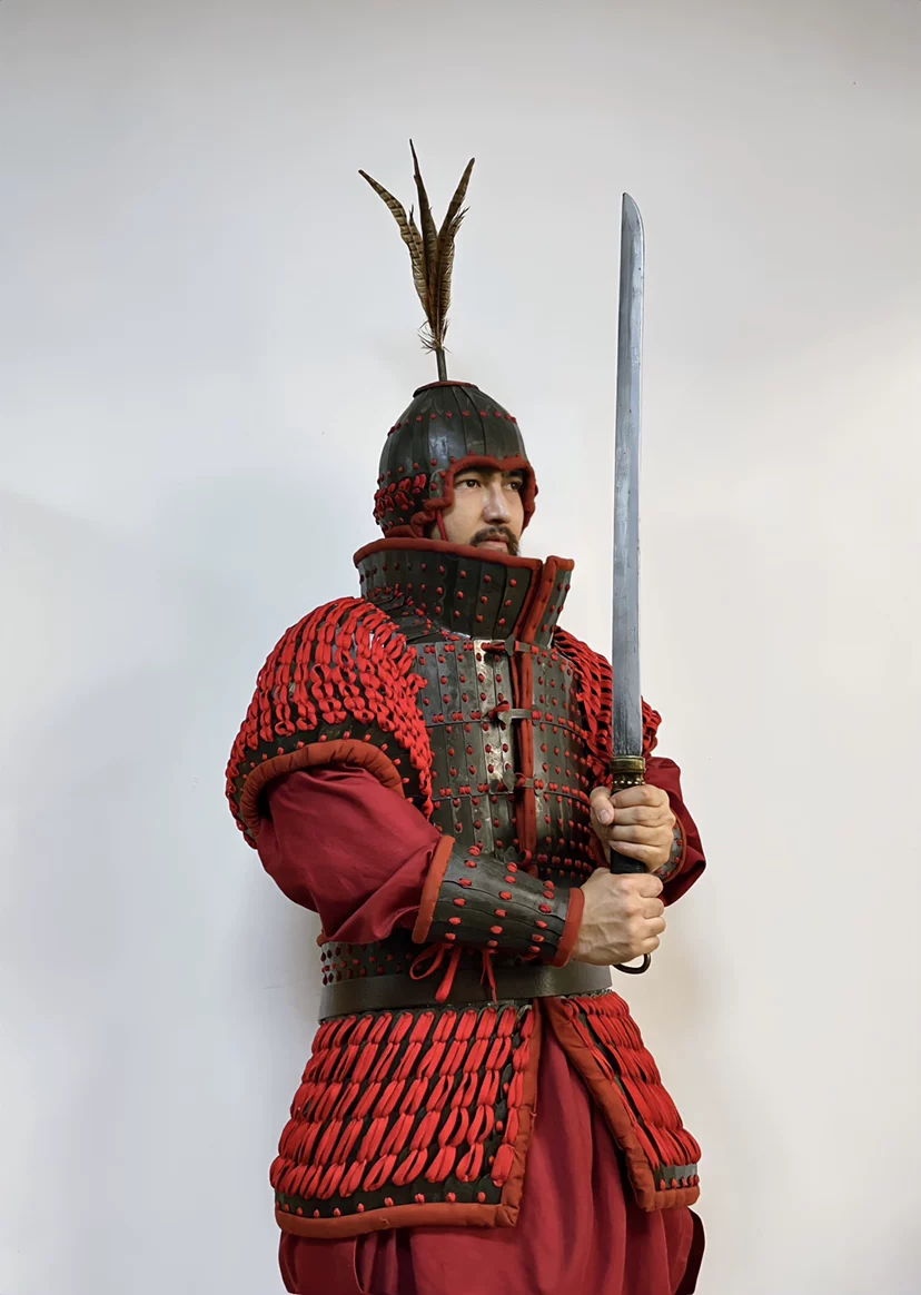 Han iron basin-collar armor iron Han tubular armor Han armor Three Kingdoms armor Three Kingdoms iron basin collar - Image 2