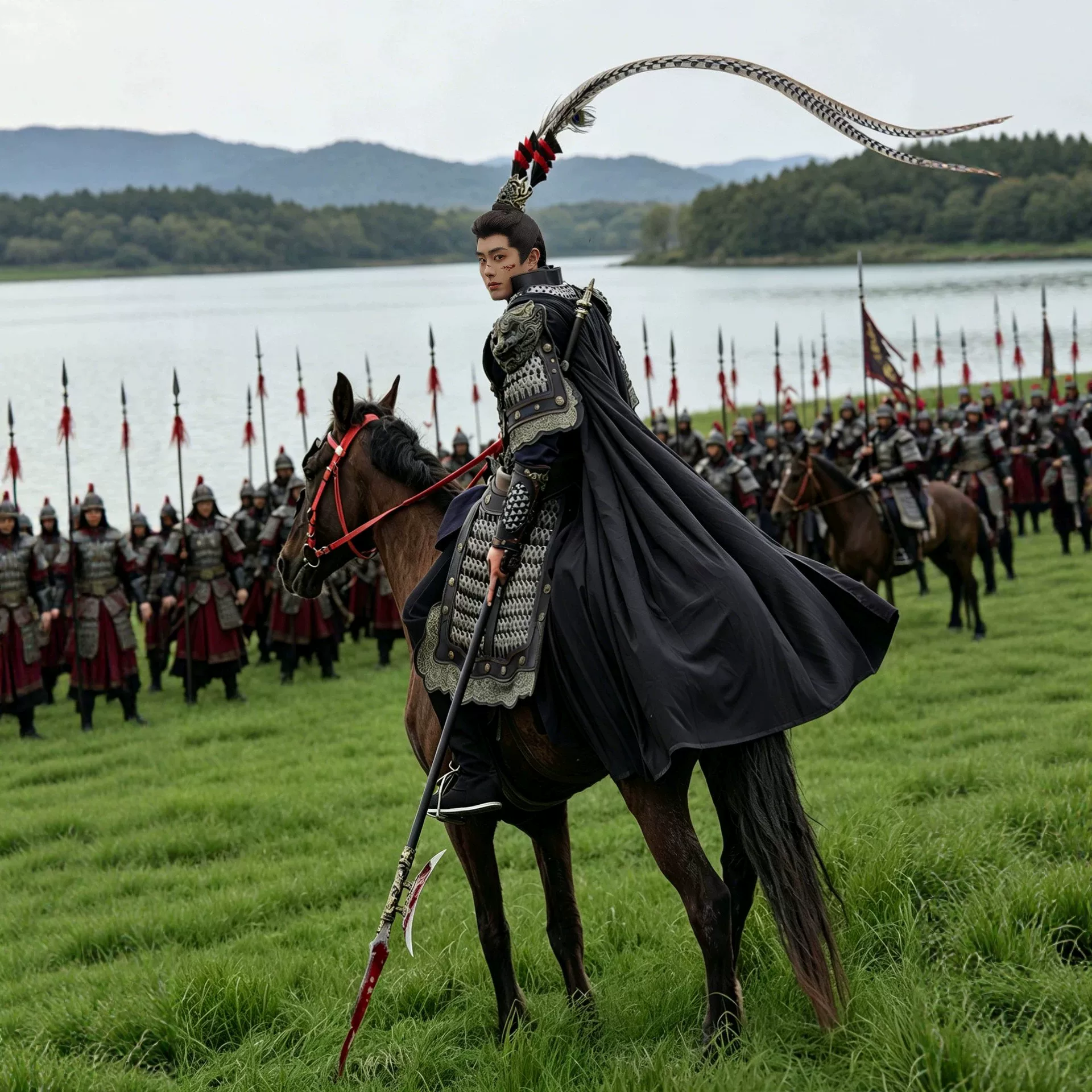 Zhu Yu / Zhang Linghe Same-Style Wu'an Marquis Armor, Wearable Cosplay Performance General Armor - Image 5