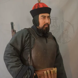 Museum Qing Huai Army uniform jacket Qing Green Standard Army armor