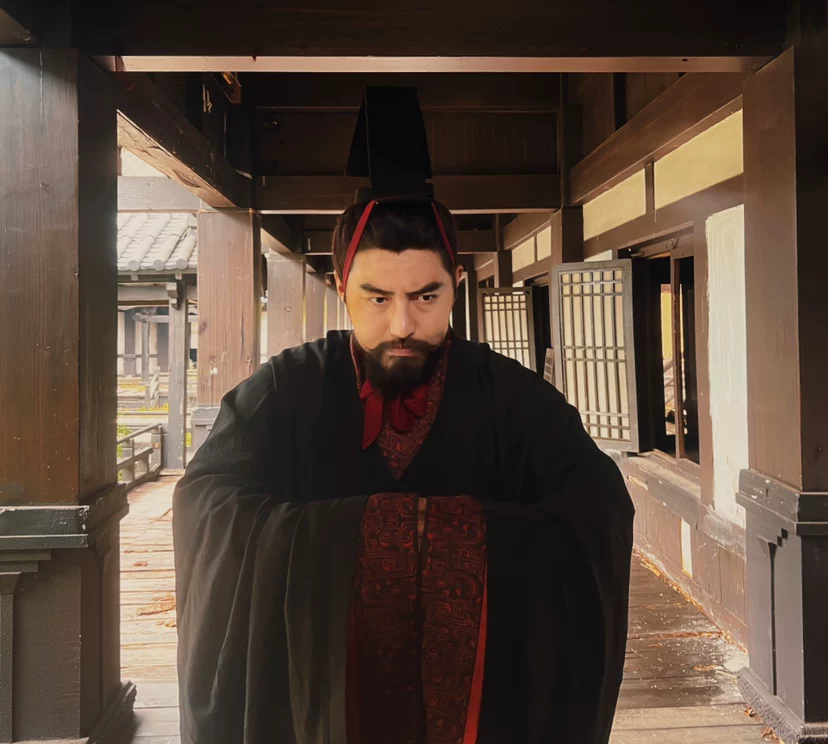 Han dynasty Hanfu Hanfu zhiju robe Han royal clan dark robe Han dynasty official attire Han army - Image 5