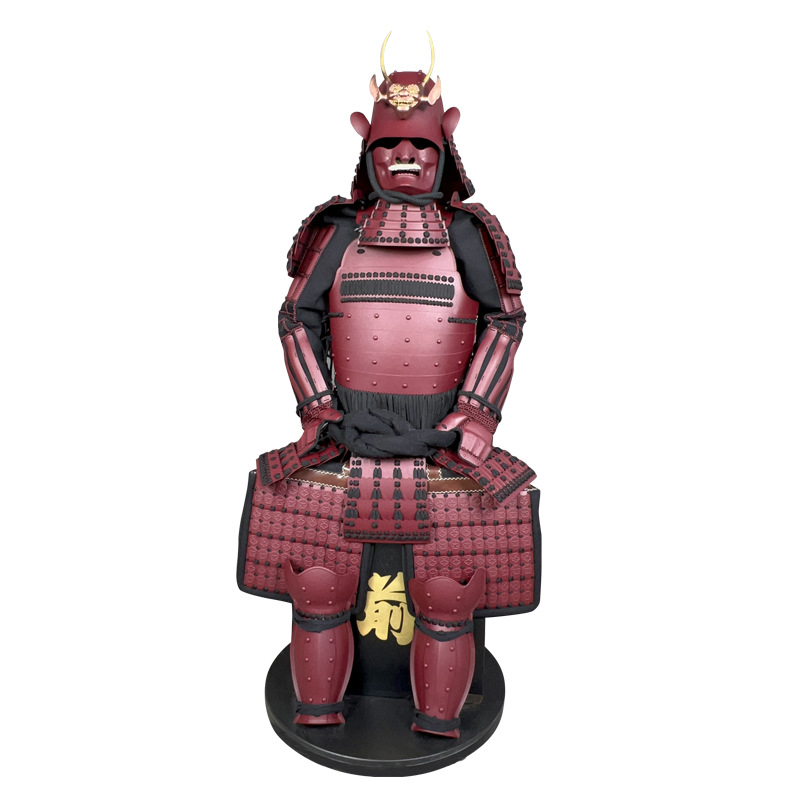 Customized Wearable Japanese Samurai Armor Replica Red Iron Full Suit - Image 5