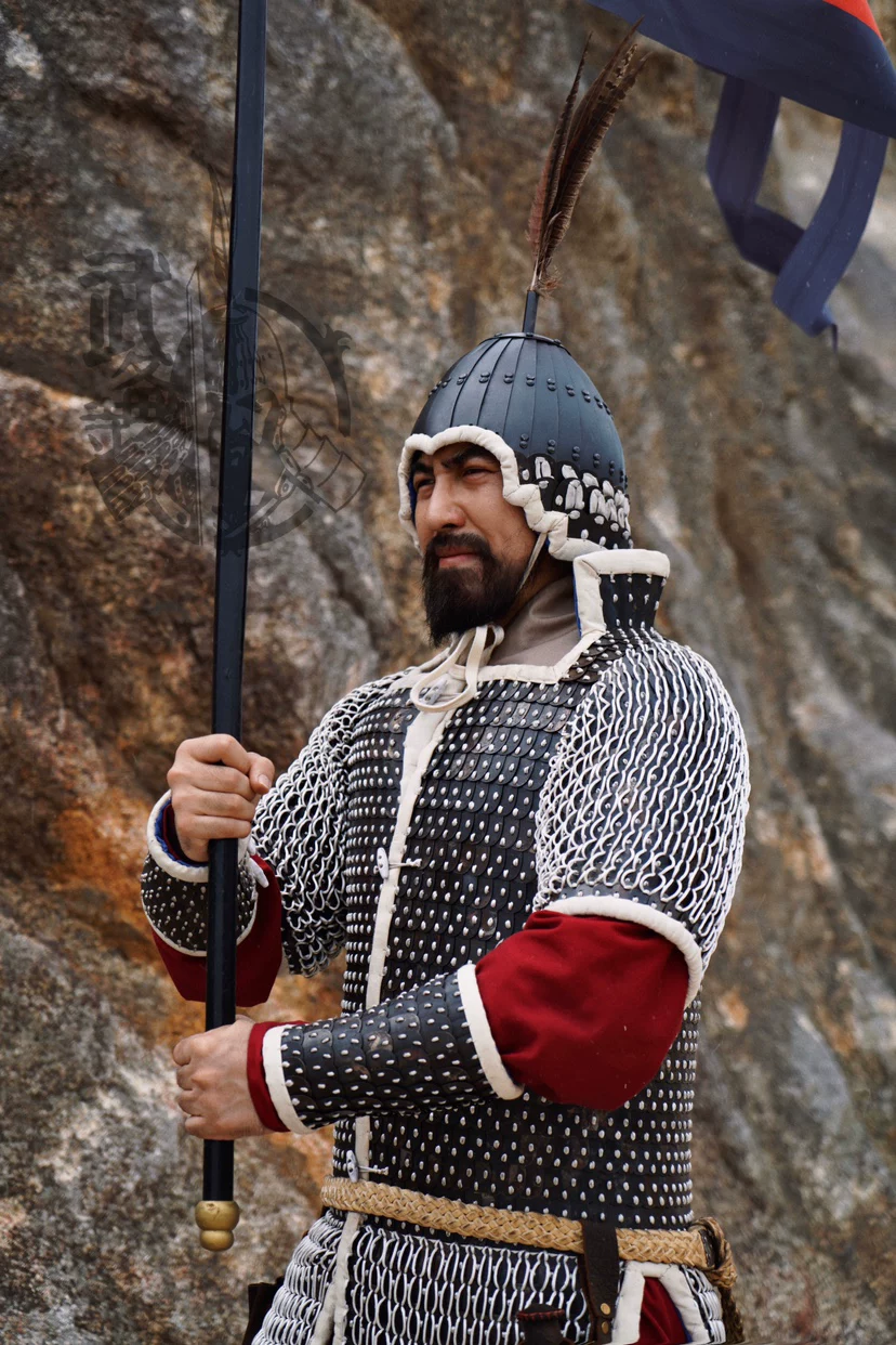 Han Yulin Guard elite soldier Han armor Han fine-scale lamellar restored Han iron armor - Image 5