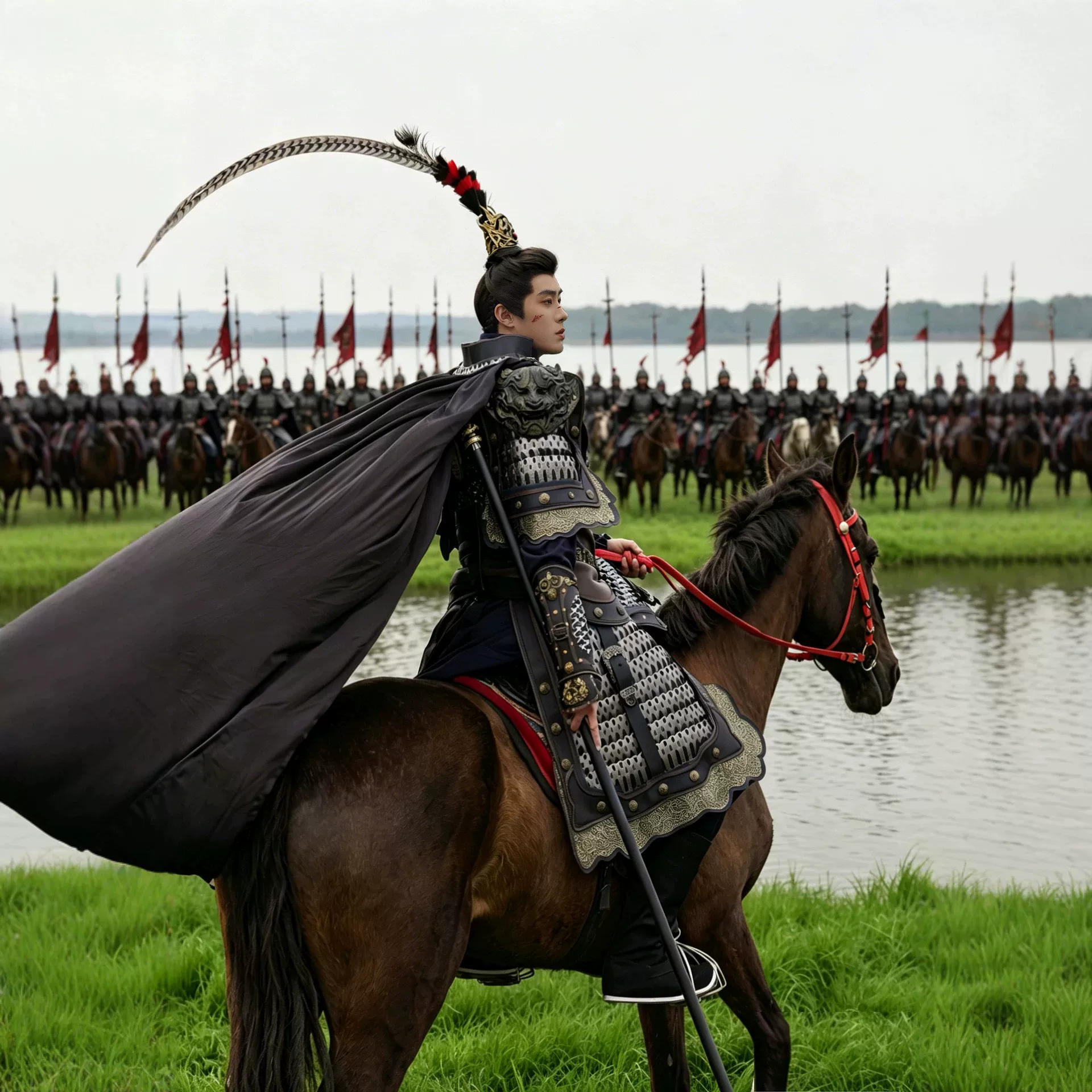 Zhu Yu / Zhang Linghe Same-Style Wu'an Marquis Armor, Wearable Cosplay Performance General Armor - Image 4